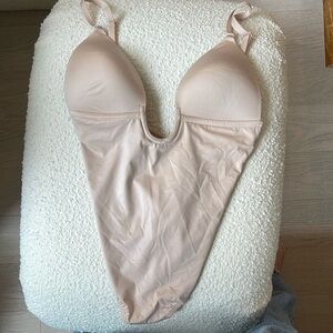 SPANX size medium plunge bodysuit / shapewear